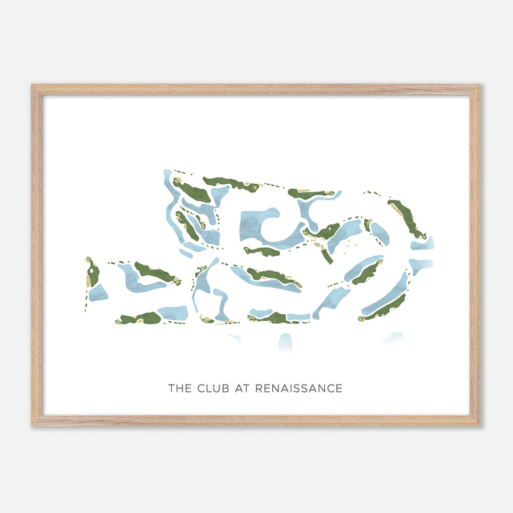 Print of The Club At Renaissance Modern Map