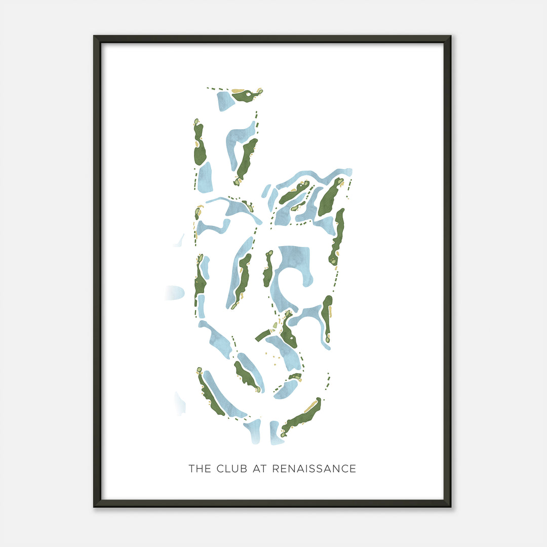 Print of The Club At Renaissance Modern Map