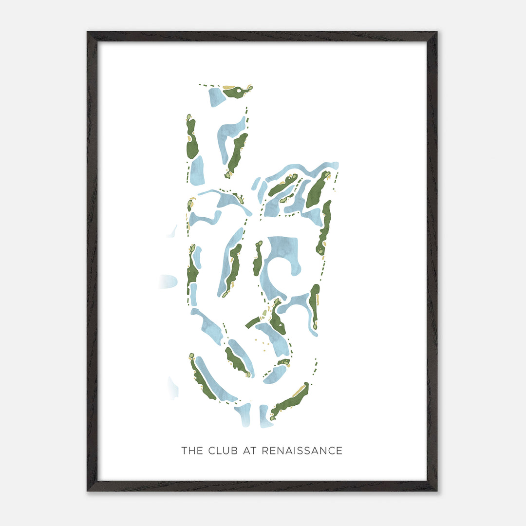 Print of The Club At Renaissance Modern Map