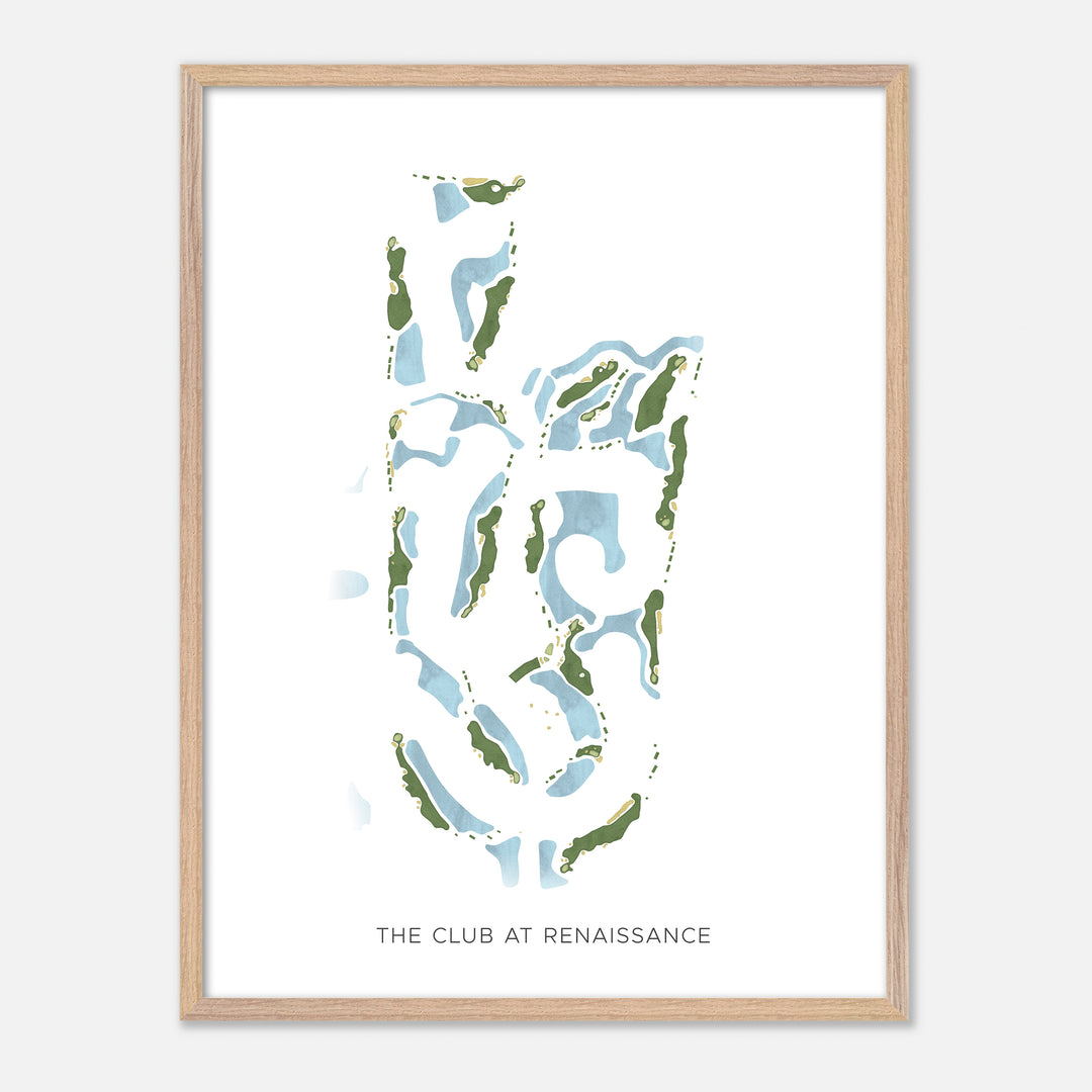 Print of The Club At Renaissance Modern Map