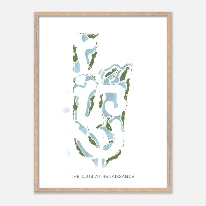 Print of The Club At Renaissance Modern Map