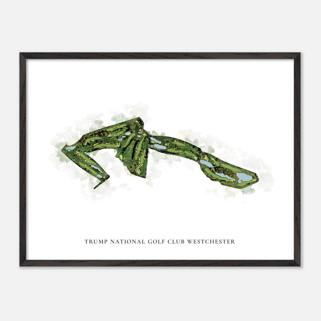 Print of Trump National Golf Club Westchester Classic Map