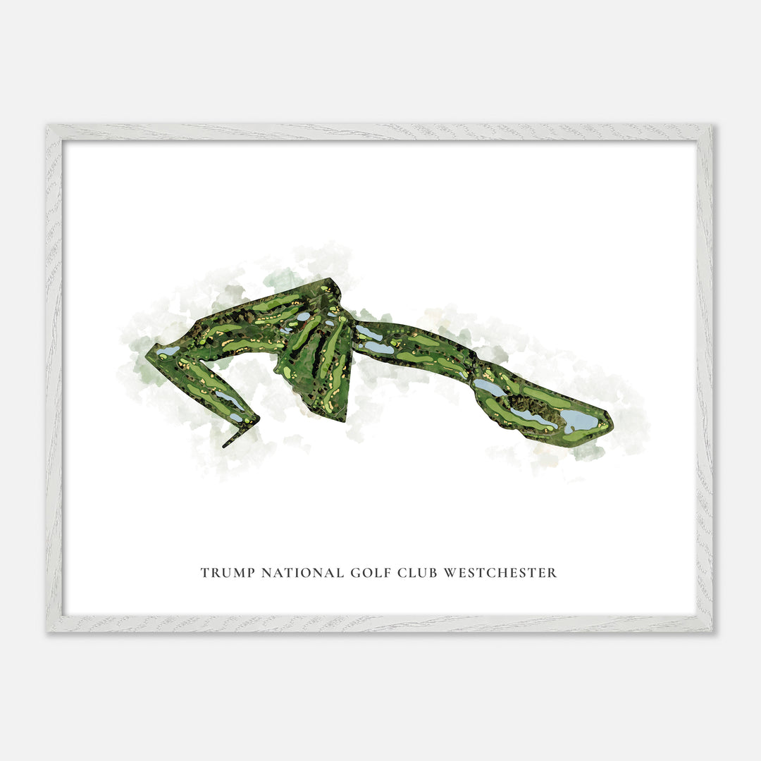 Print of Trump National Golf Club Westchester Classic Map
