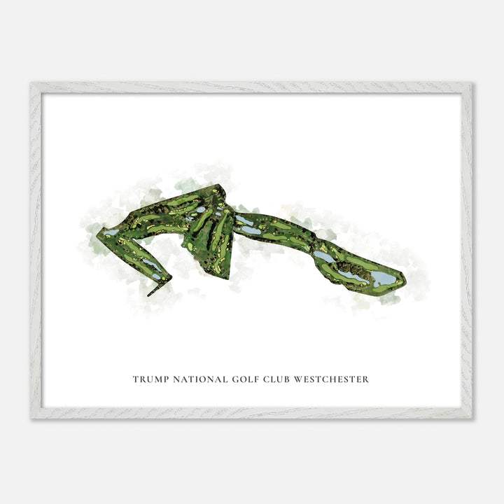 Print of Trump National Golf Club Westchester Classic Map