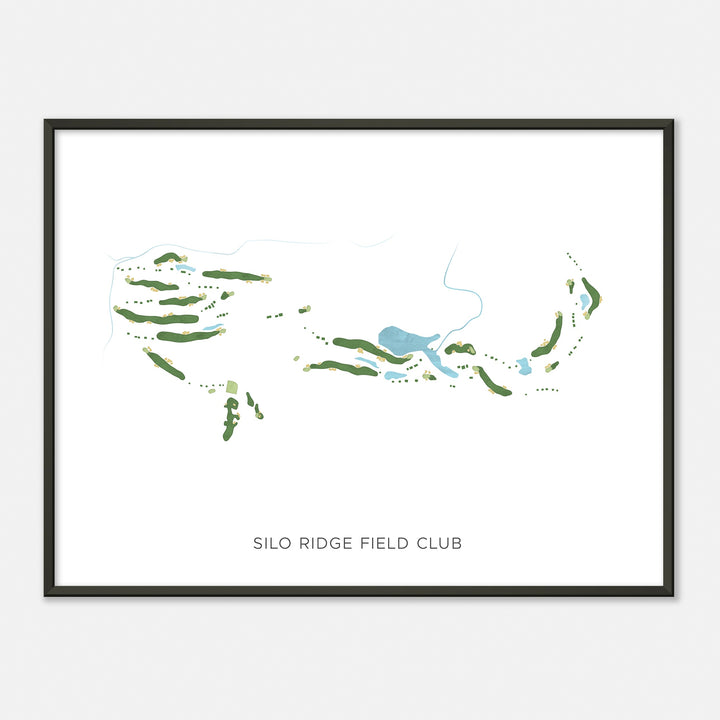 Print of Silo Ridge Field Club Modern Map