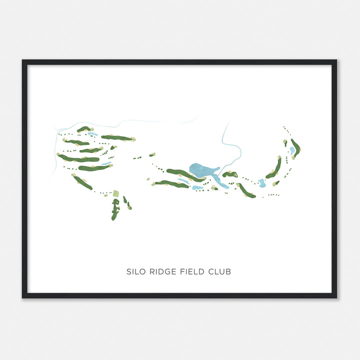 Print of Silo Ridge Field Club Modern Map
