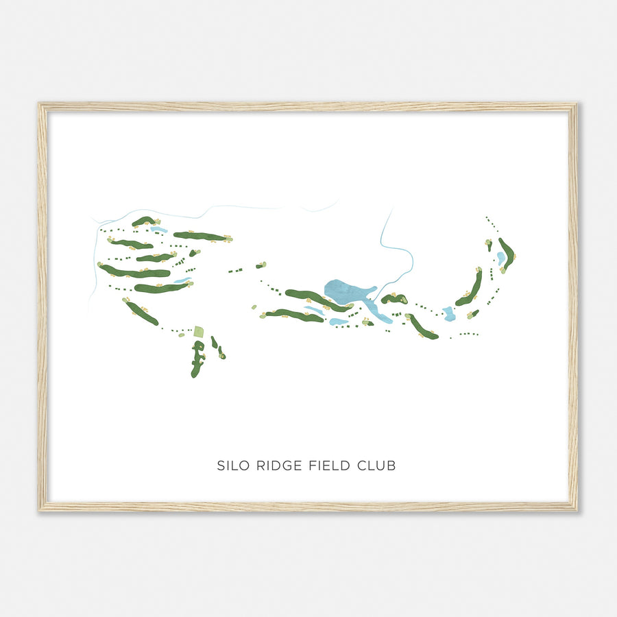 Print of Silo Ridge Field Club Modern Map