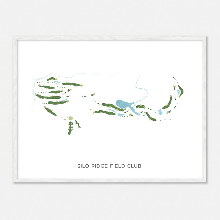 Print of Silo Ridge Field Club Modern Map