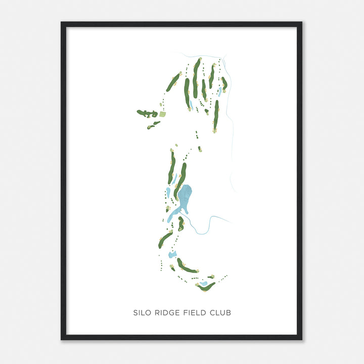 Print of Silo Ridge Field Club Modern Map