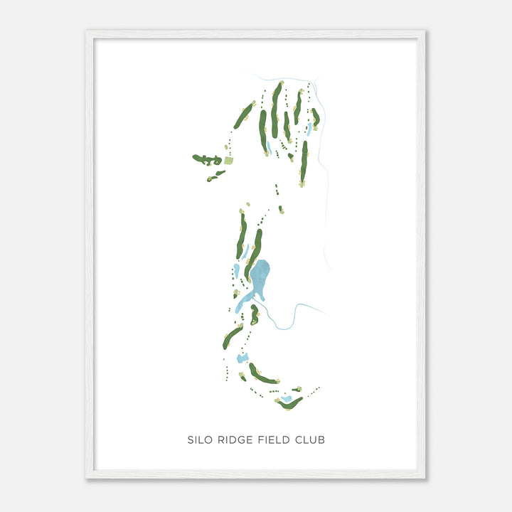 Print of Silo Ridge Field Club Modern Map