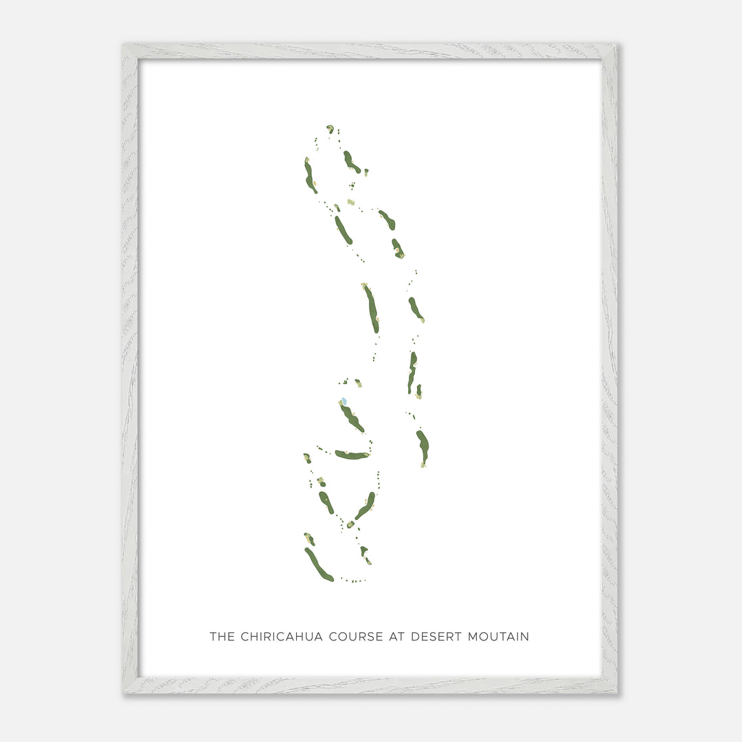 Print of The Chiricahua Course At Desert Moutain Modern Map