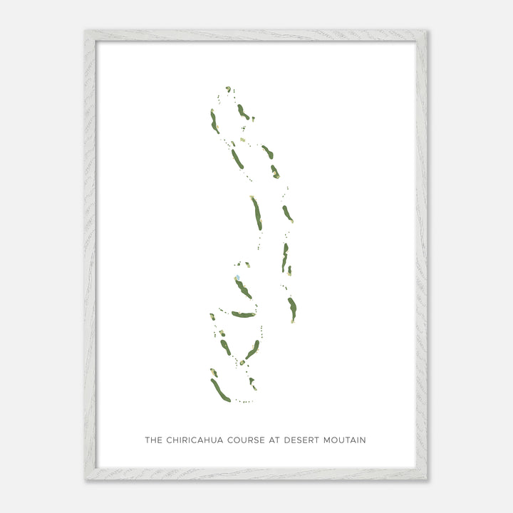 Print of The Chiricahua Course At Desert Moutain Modern Map