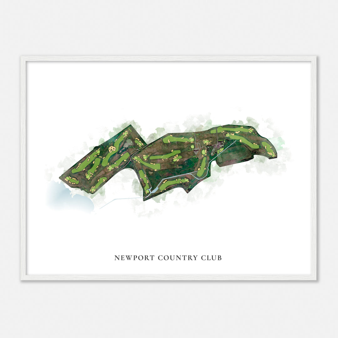 Print of Newport Country Club Classic Map