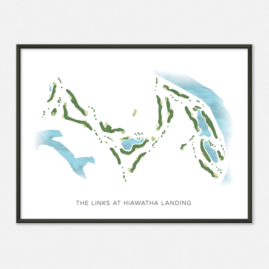Print of The Links At Hiawatha Landing Modern Map