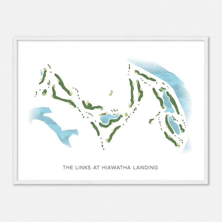 Print of The Links At Hiawatha Landing Modern Map