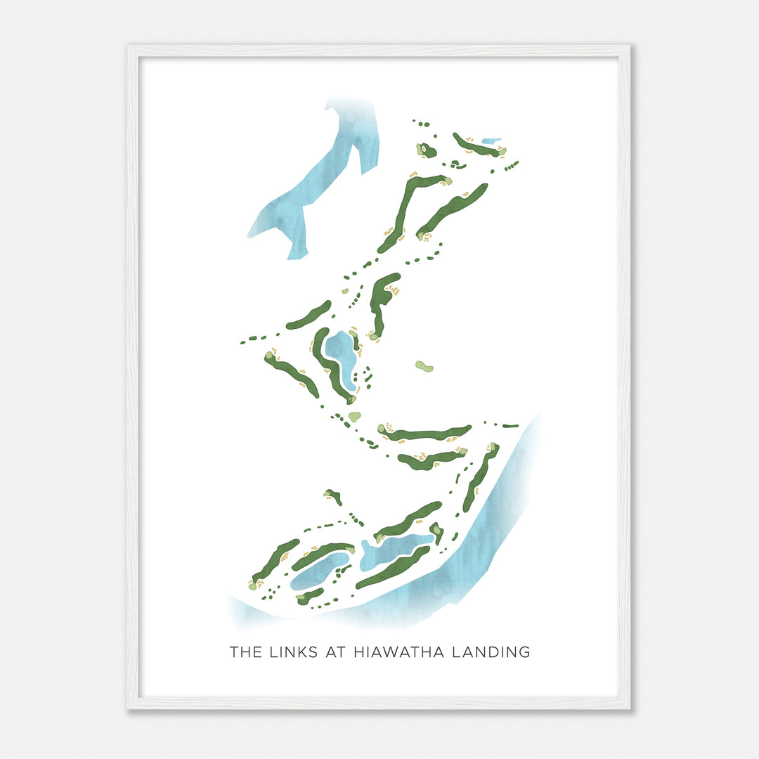 Print of The Links At Hiawatha Landing Modern Map