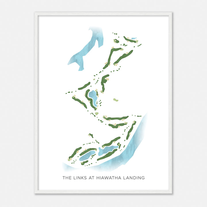 Print of The Links At Hiawatha Landing Modern Map