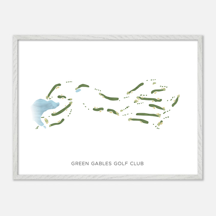 Print of Green Gables Golf Club Modern Map