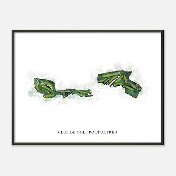 Print of Club De Golf Port-Alfred Classic Map