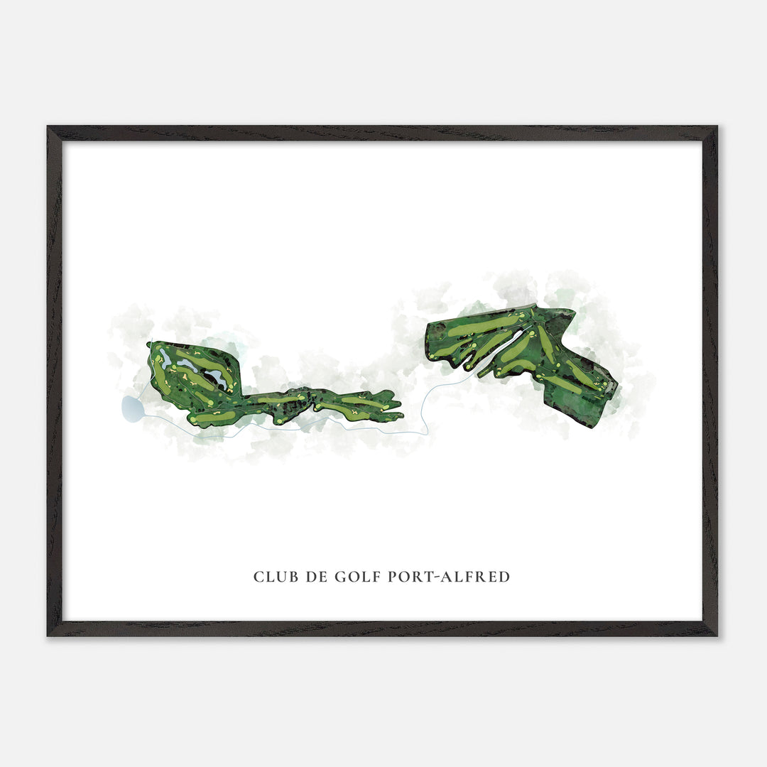 Print of Club De Golf Port-Alfred Classic Map