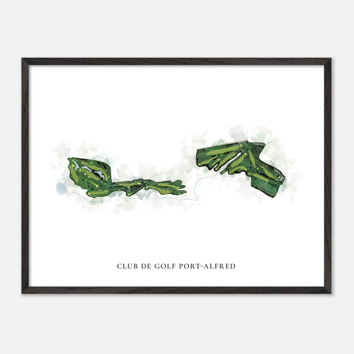 Print of Club De Golf Port-Alfred Classic Map