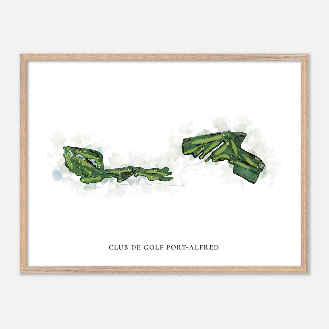Print of Club De Golf Port-Alfred Classic Map