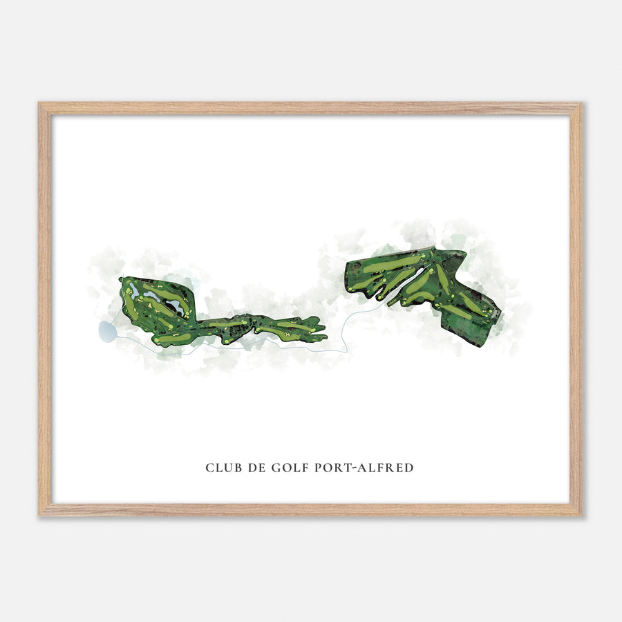 Print of Club De Golf Port-Alfred Classic Map