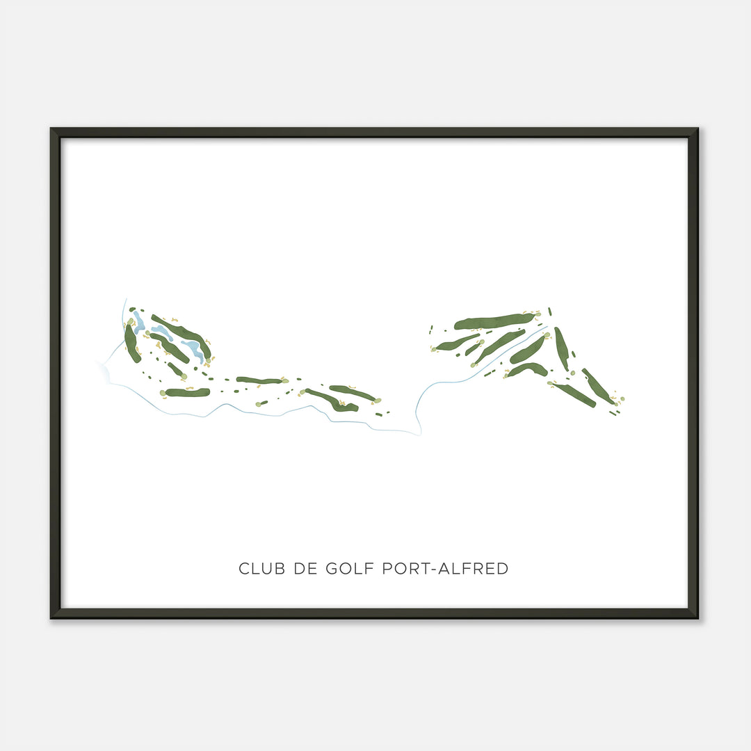 Print of Club De Golf Port-Alfred Modern Map
