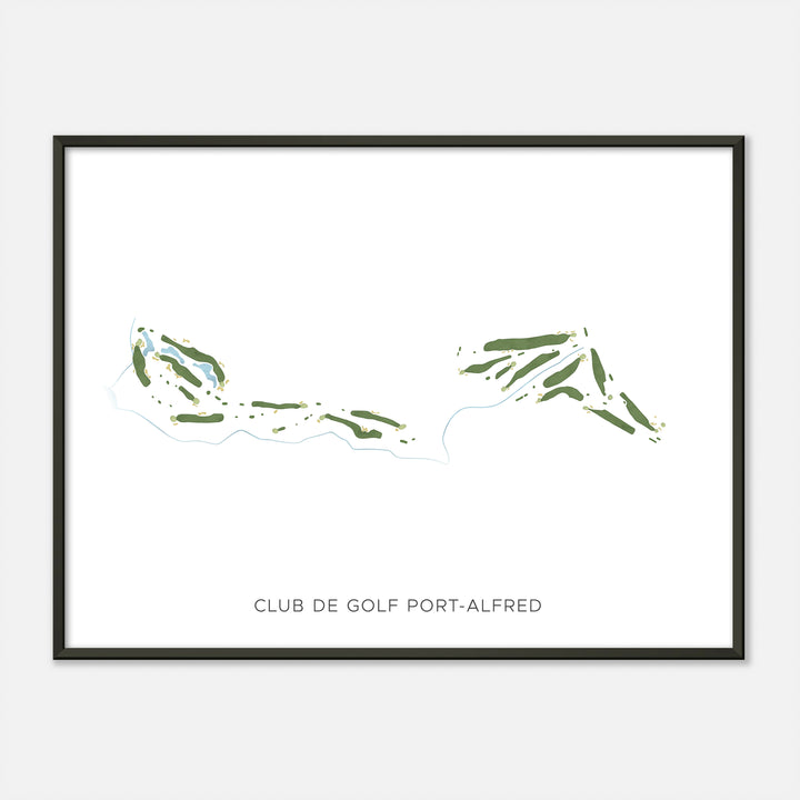 Print of Club De Golf Port-Alfred Modern Map