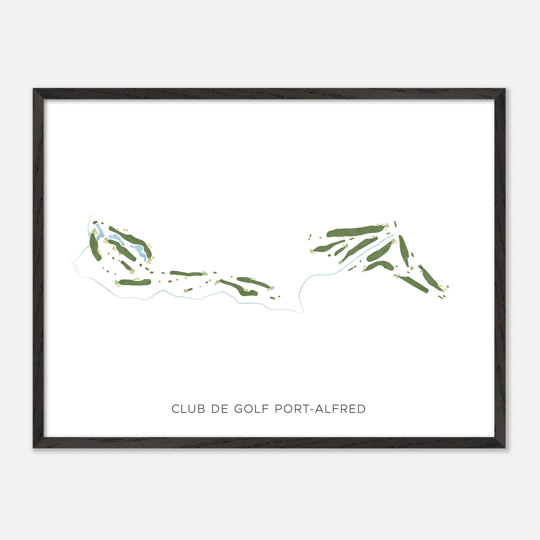 Print of Club De Golf Port-Alfred Modern Map