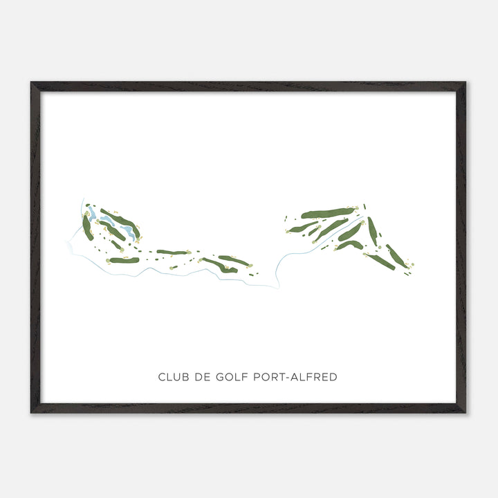 Print of Club De Golf Port-Alfred Modern Map