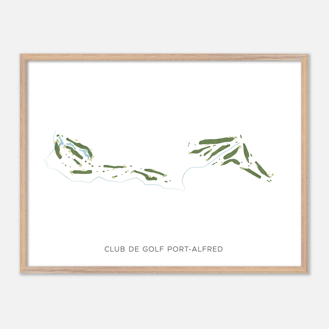 Print of Club De Golf Port-Alfred Modern Map