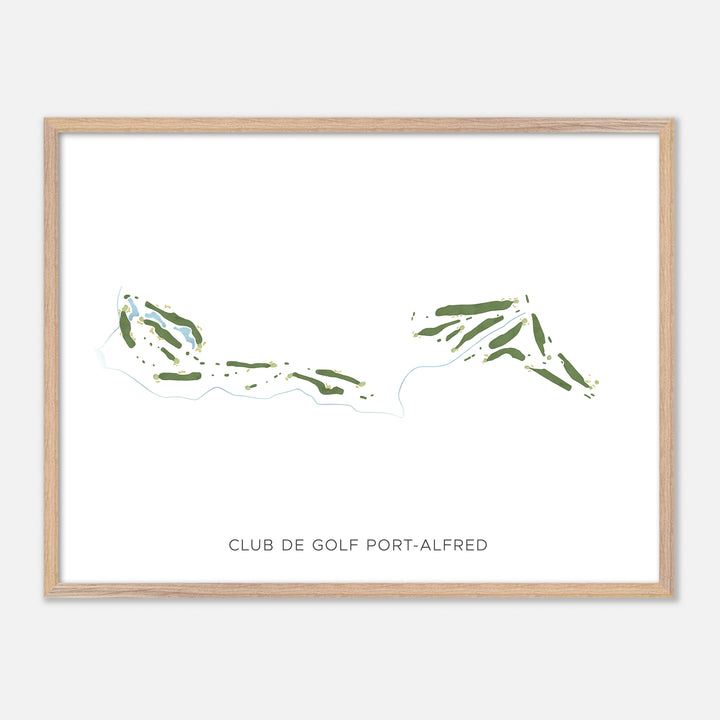 Print of Club De Golf Port-Alfred Modern Map