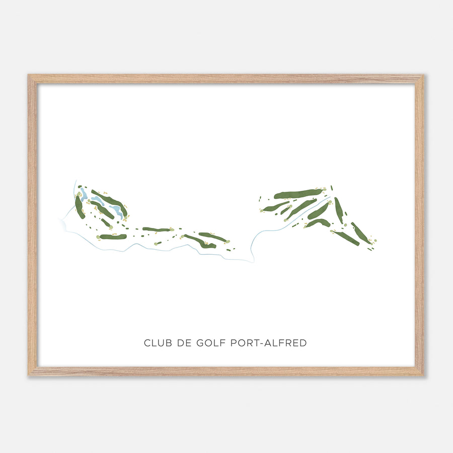 Print of Club De Golf Port-Alfred Modern Map