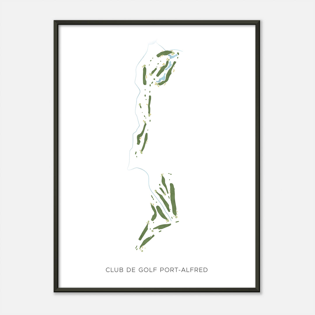 Print of Club De Golf Port-Alfred Modern Map