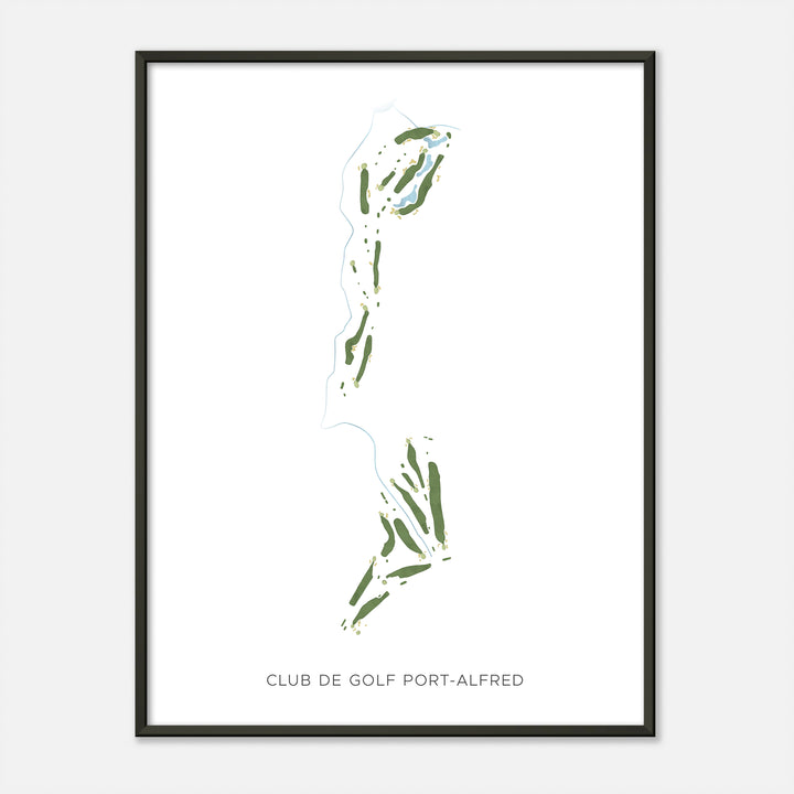 Print of Club De Golf Port-Alfred Modern Map
