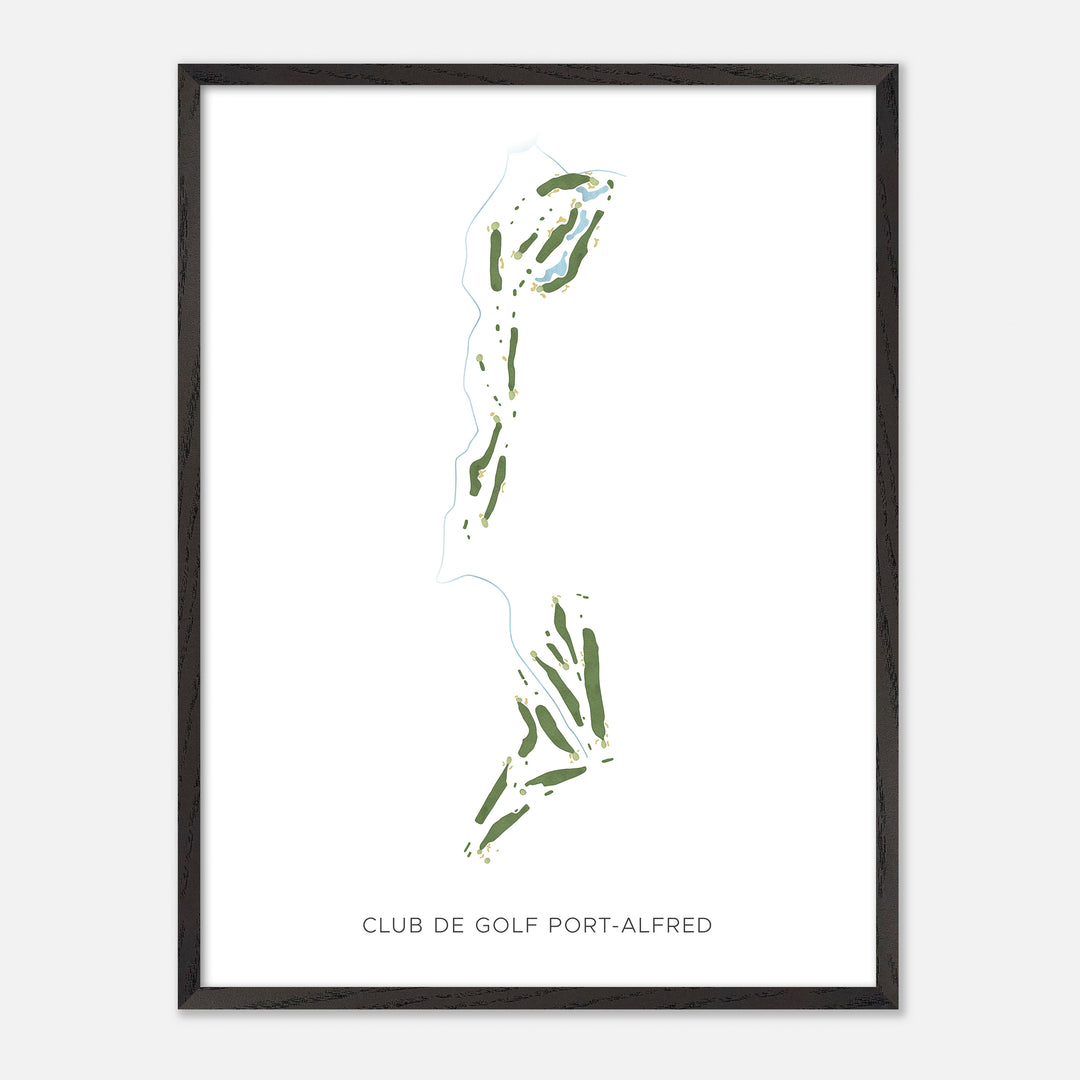 Print of Club De Golf Port-Alfred Modern Map