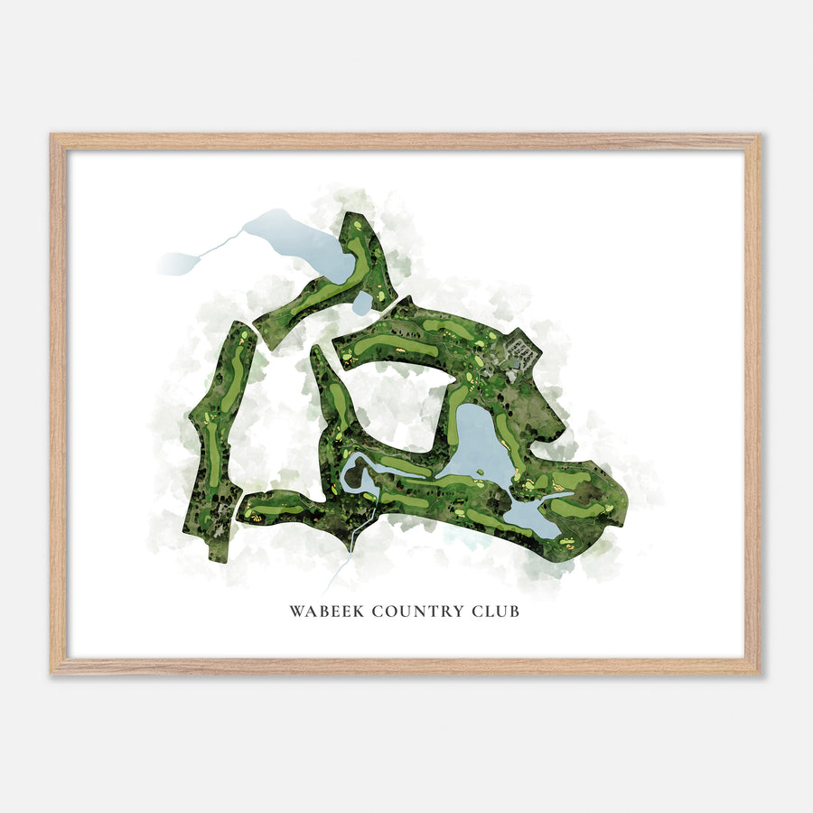 Print of Wabeek Country Club Classic Map