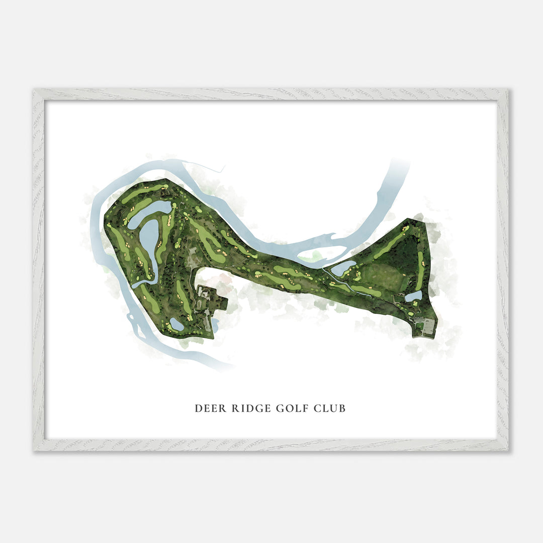 Print of Deer Ridge Golf Club Classic Map
