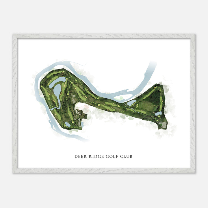 Print of Deer Ridge Golf Club Classic Map