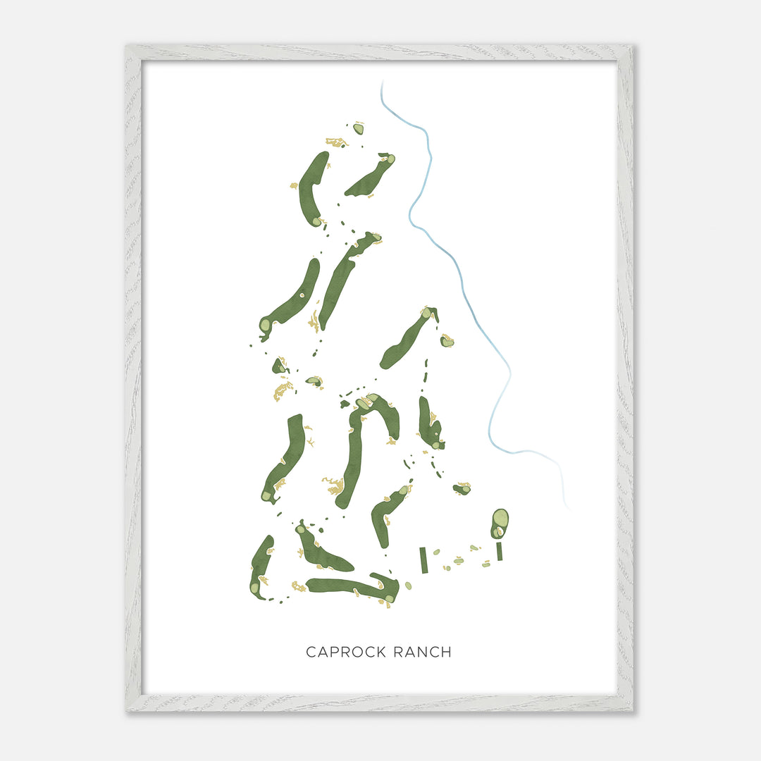 Print of Caprock Ranch Modern Map