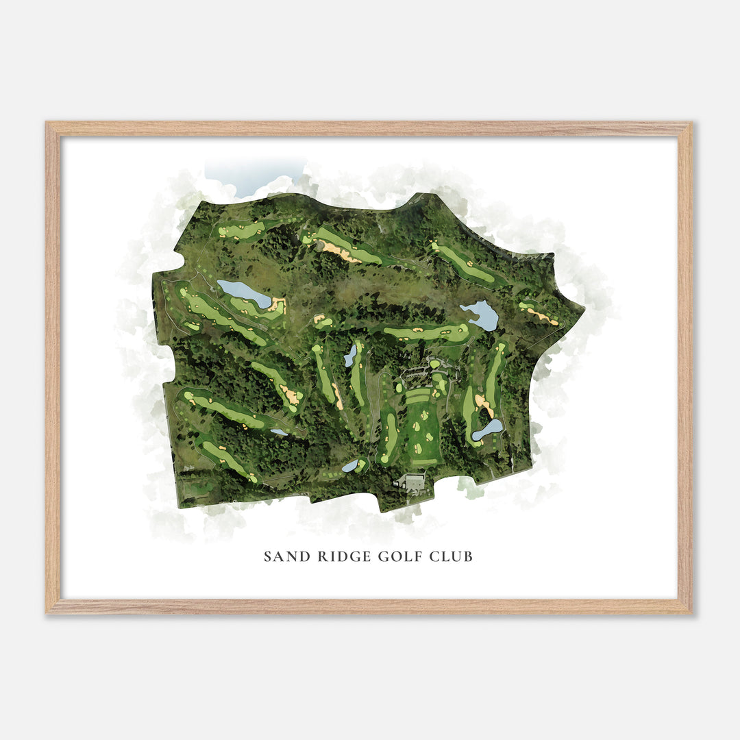 Print of Sand Ridge Golf Club Classic Map