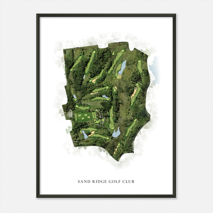 Print of Sand Ridge Golf Club Classic Map