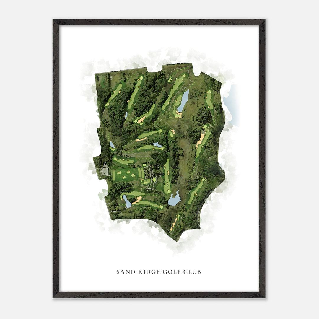 Print of Sand Ridge Golf Club Classic Map