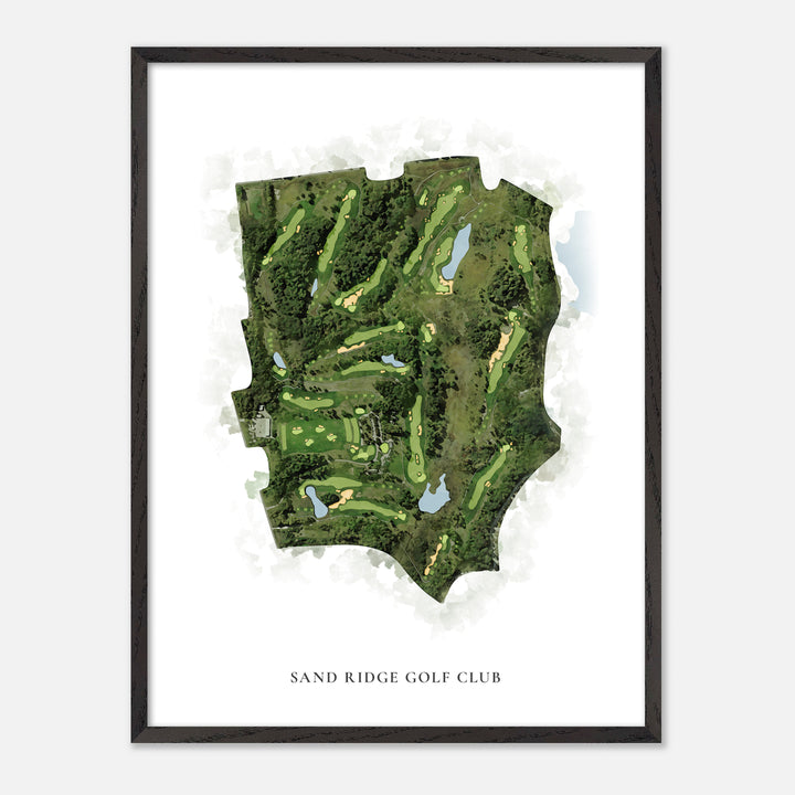 Print of Sand Ridge Golf Club Classic Map