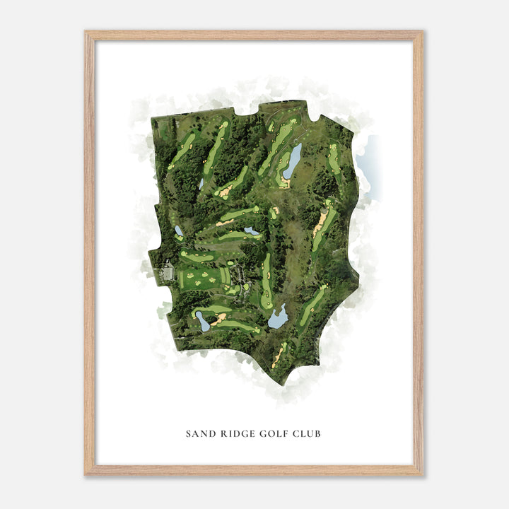 Print of Sand Ridge Golf Club Classic Map