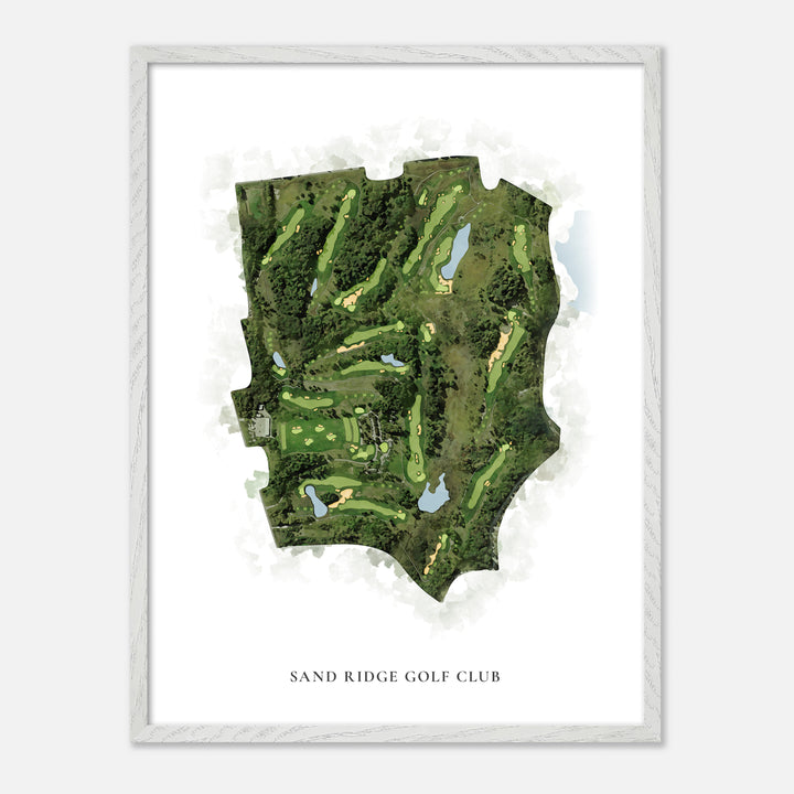 Print of Sand Ridge Golf Club Classic Map
