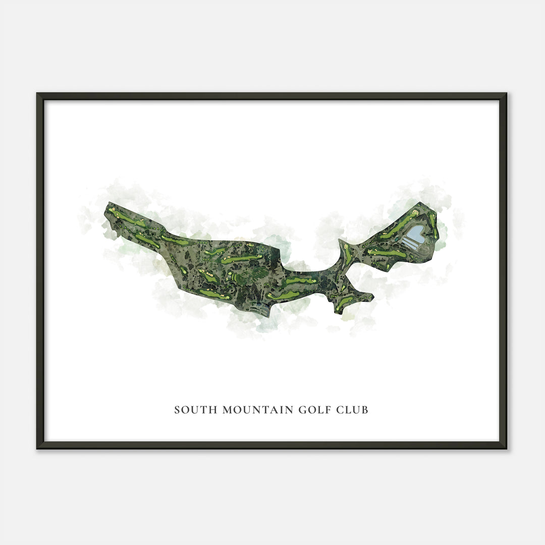 Print of South Mountain Golf Club Classic Map