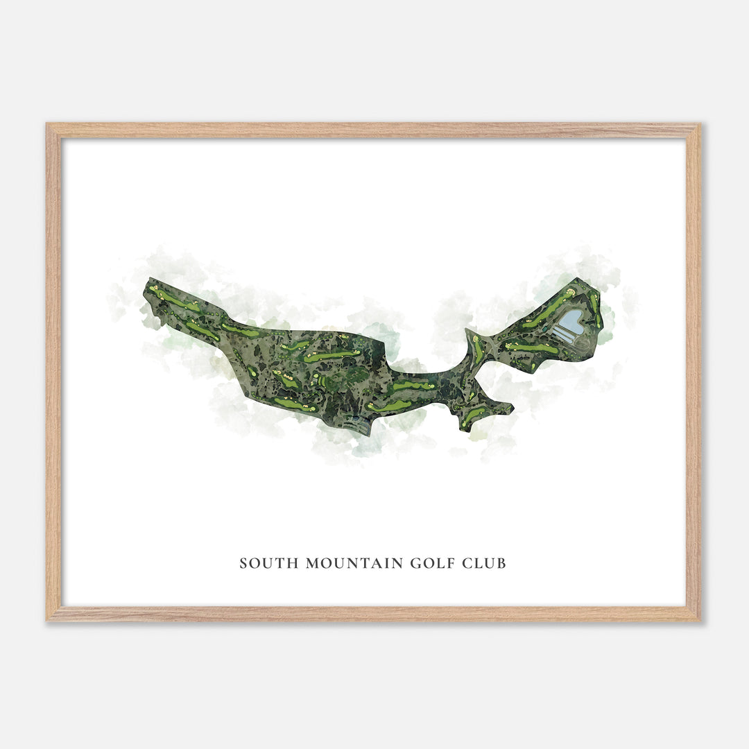 Print of South Mountain Golf Club Classic Map
