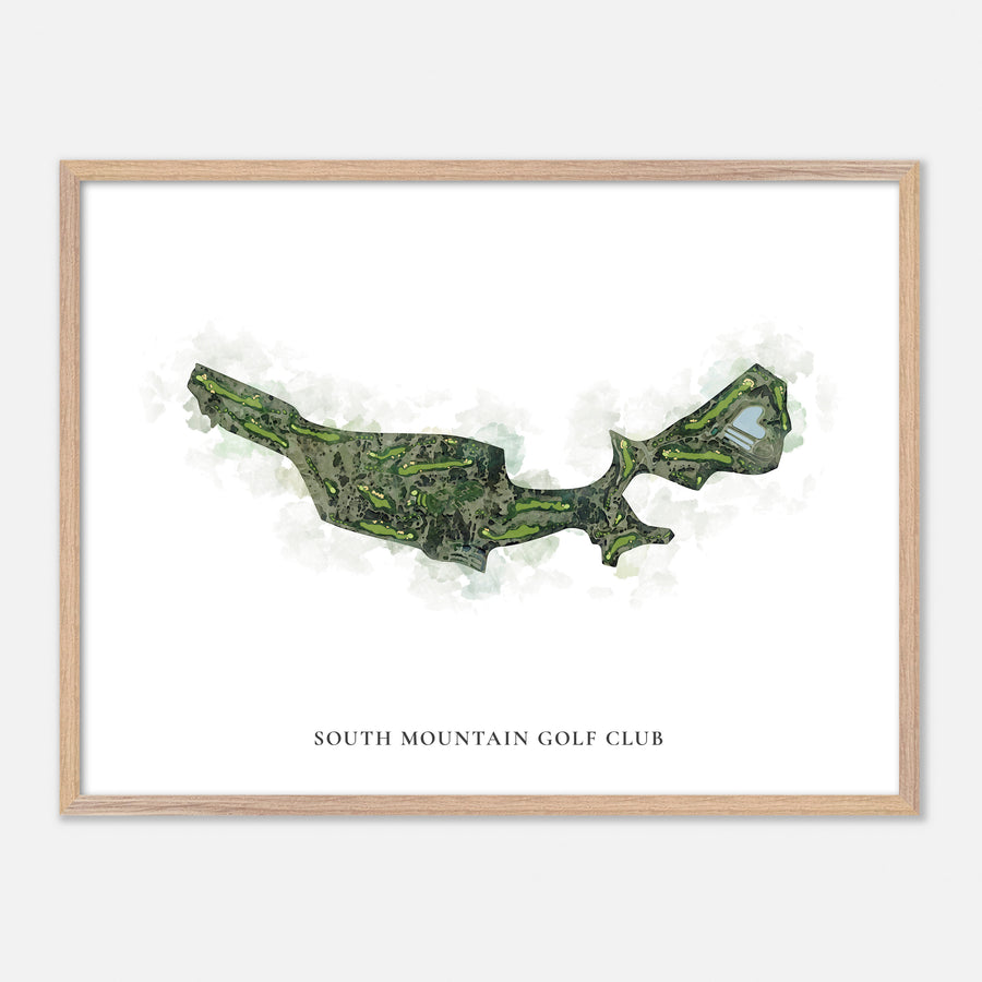 Print of South Mountain Golf Club Classic Map